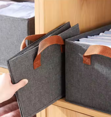 Collapsible Fabric Storage Basket