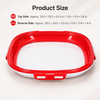 Food Preservation Tray | Stackable Storage Container with Stretch Seal Lid