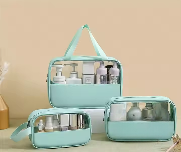 Carry & See-It All Transparent Pouches - Travel, Beauty & Beyond