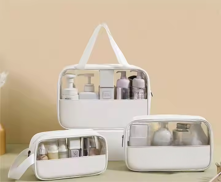 Carry & See-It All Transparent Pouches - Travel, Beauty & Beyond