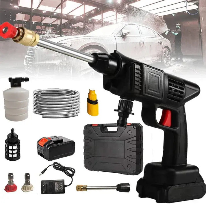Rechargeable Wireless Car Wash Machine Cordless High Pressure Spray Gun