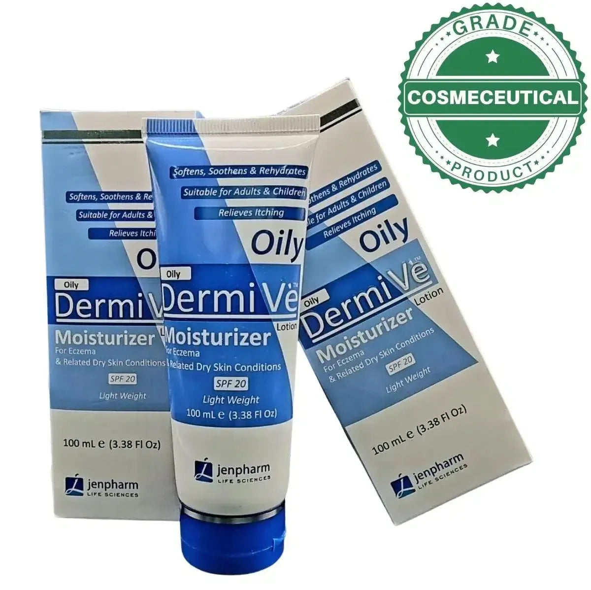 Dermive Moisturizing Wash Face & Body - Gentle Cleanser for Dry & Sensitive Skin