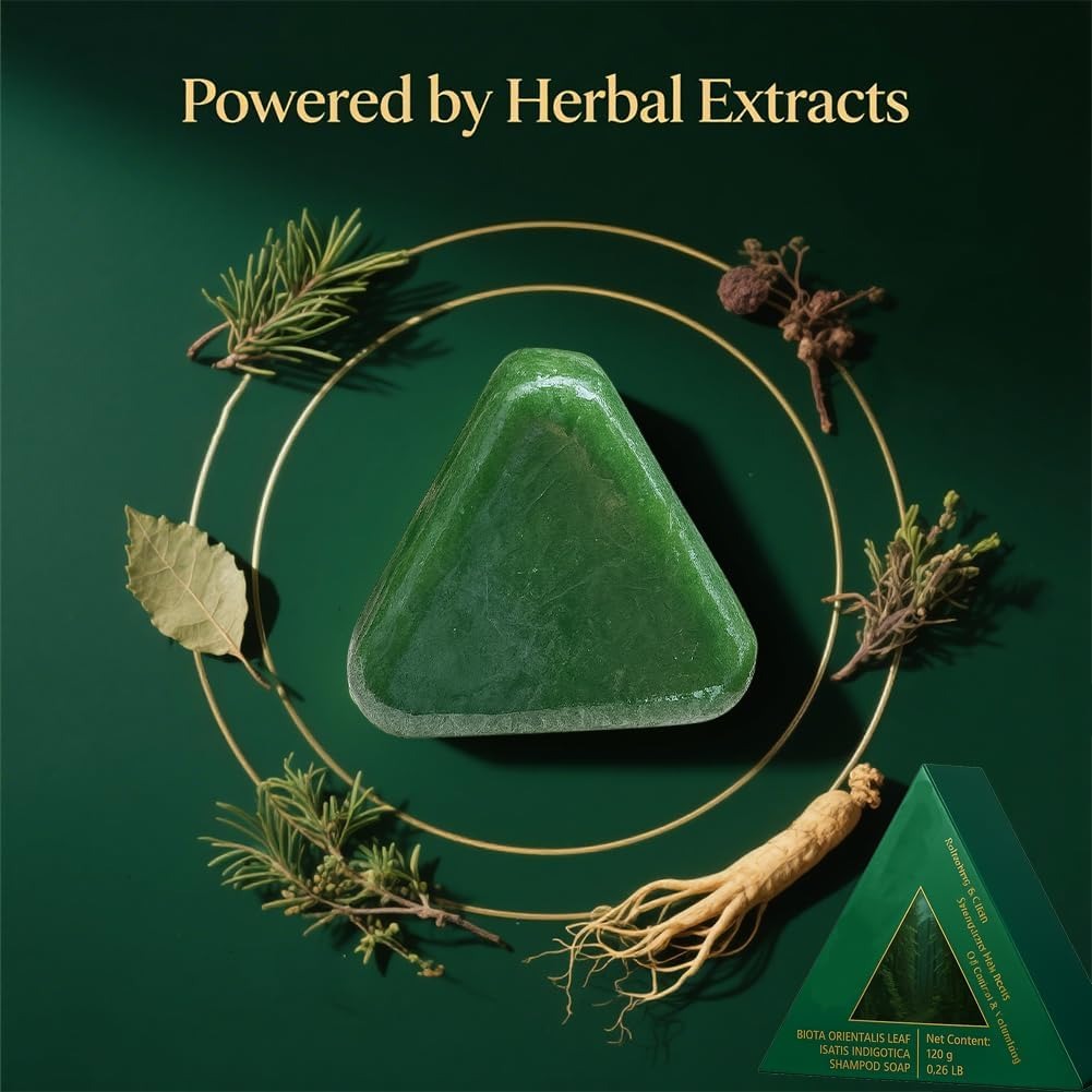 Nature Triangle Shampoo Bar hair  growth