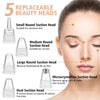 Black head Remover - 5 in 1 Rechargeable Blackhead Remover - Acne Remover - Vacuum Suction