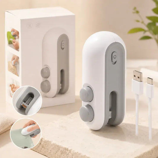 Portable Sealing Machine 2 in 1 Rechargeable Mini Sealer Machine