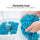 Flexible Micro-Fiber Duster With Telescopic Stainless Steel Handle for Fan Cleaning