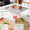 Stainless Steel Cutting Board Premium Quality Multipurpose Board