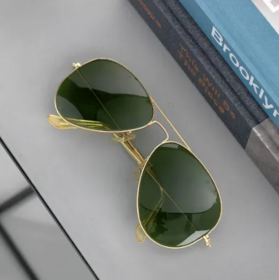 NEW Ray-Ban Aviator Sunglasses RB 3026 Silver Frame Classic Black Lenses 62mm With Box