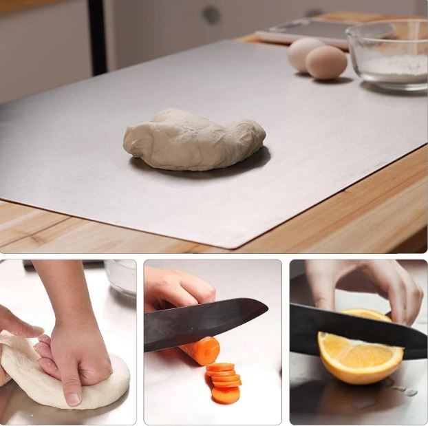 Stainless Steel Cutting Board Premium Quality Multipurpose Board