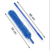 Flexible Micro-Fiber Duster With Telescopic Stainless Steel Handle for Fan Cleaning