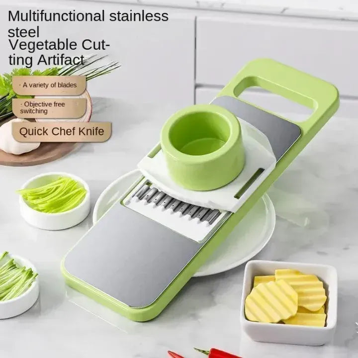 5in1 Vegetable Cutter | Multifunctional Stainless Steel Vegetable Cutter & Slicer |