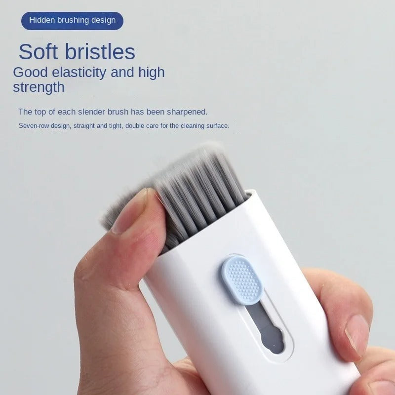 New 7 in 1 Keyboard Cleaning Kits Airpods Headset Cleaning Kit Laptop Screen Cleaning Pen Bluetooth Headphone lens cleaner Mobile Screen Cleaning Brush Kit