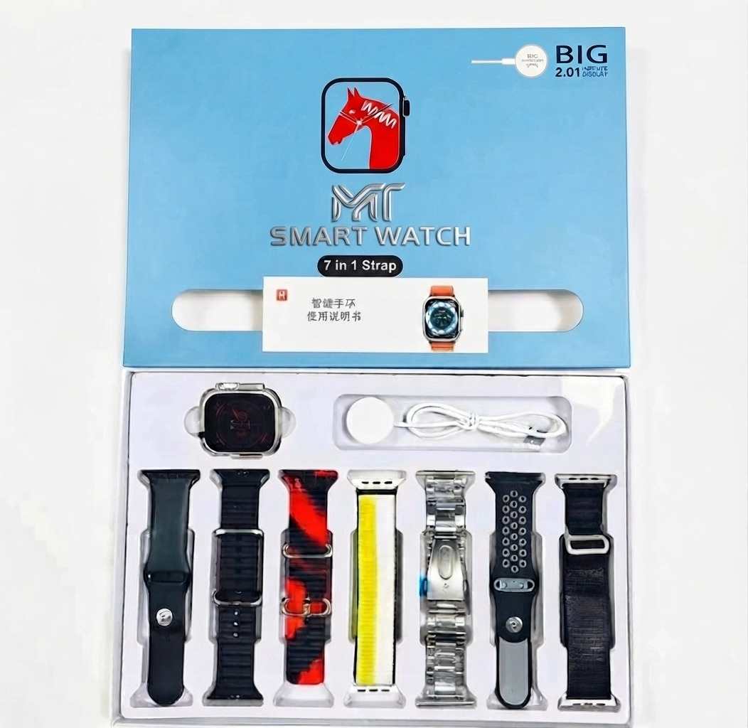 MT smartwatch 7 in 1 Smartwatch with charger