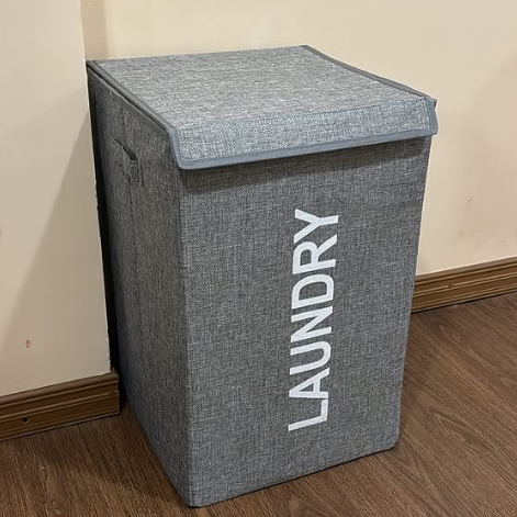 Laundry Keeper Basket – With Lid for a Tidy Home