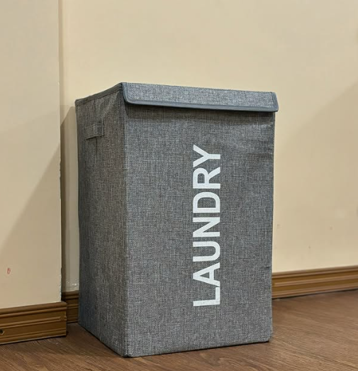 Laundry Keeper Basket – With Lid for a Tidy Home
