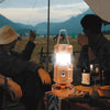 LED Solar Power Fan With Camping Light