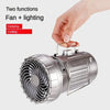 LED Solar Power Fan With Camping Light