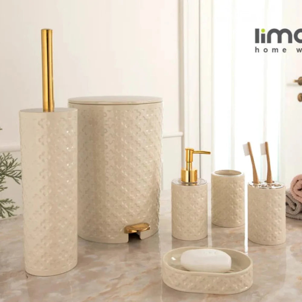 Floral Elegance 6-Piece Bathroom Set (1902) by Limon