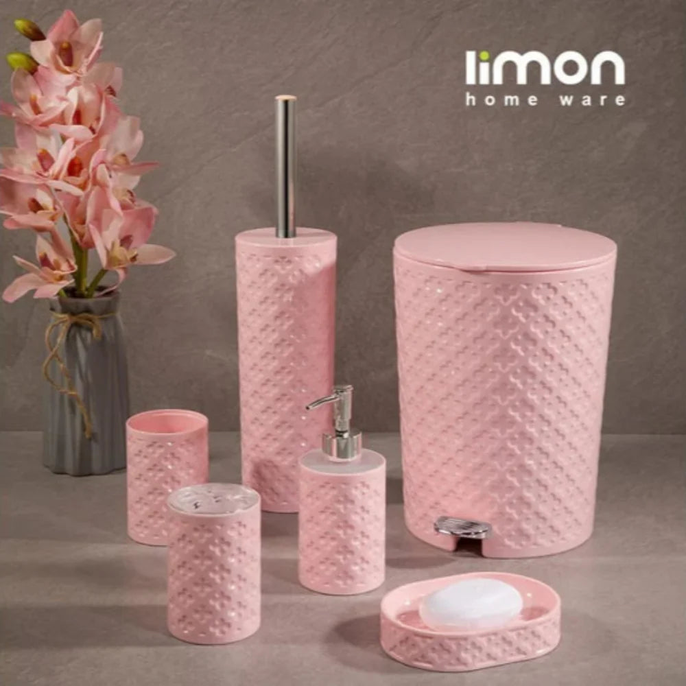 Floral Elegance 6-Piece Bathroom Set (1902) by Limon