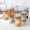 ClearSip Mason Glass Drinking Jar with Steel Lid & Straw (540ml)