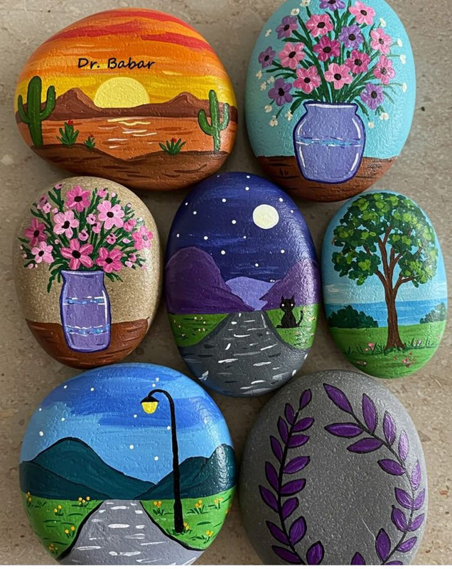 Stone Painting Acrylic Markers – Multi-Surface Art Pens