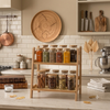 2-Tier Countertop Bamboo Shelf