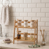 2-Tier Countertop Bamboo Shelf