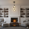 Triple Cage Pendant Lamp