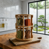 The Bamboo Rotunda: 8-Jar Spice Tower (1136)
