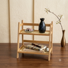 2-Tier Countertop Bamboo Shelf