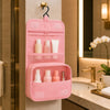 Foldable Hanging Travel Toiletry Organizer with Hook