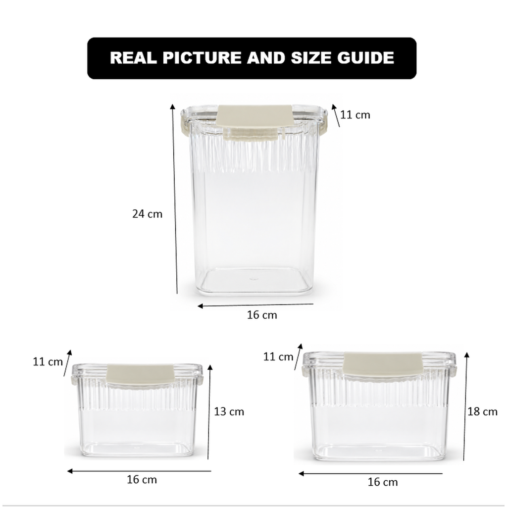 CrystalLock Airtight Storage Jar