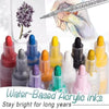 Stone Painting Acrylic Markers – Multi-Surface Art Pens