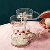 Transparent 360° Rotating Jewelry Box - 5 Layer