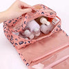 Foldable Hanging Travel Toiletry Organizer with Hook