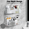 Wall shelf with hooks / Meshed wall shelf