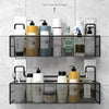 Wall shelf with hooks / Meshed wall shelf