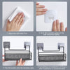 Wall shelf with hooks / Meshed wall shelf