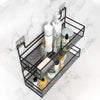 Wall shelf with hooks / Meshed wall shelf