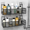Wall shelf with hooks / Meshed wall shelf