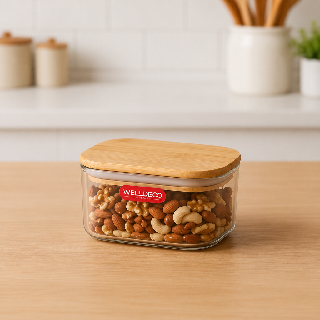 3-Pcs Stack & Seal Glass Container Set (1165)
