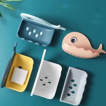 Whale Shape Soap Box Bathroom Drain